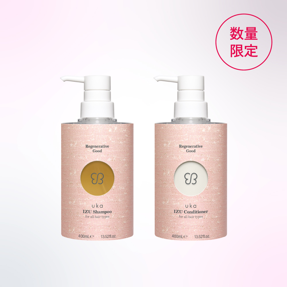 イズ シャンプー&コンディショナー フォー オールヘアタイプ サクラサク 400mL セット