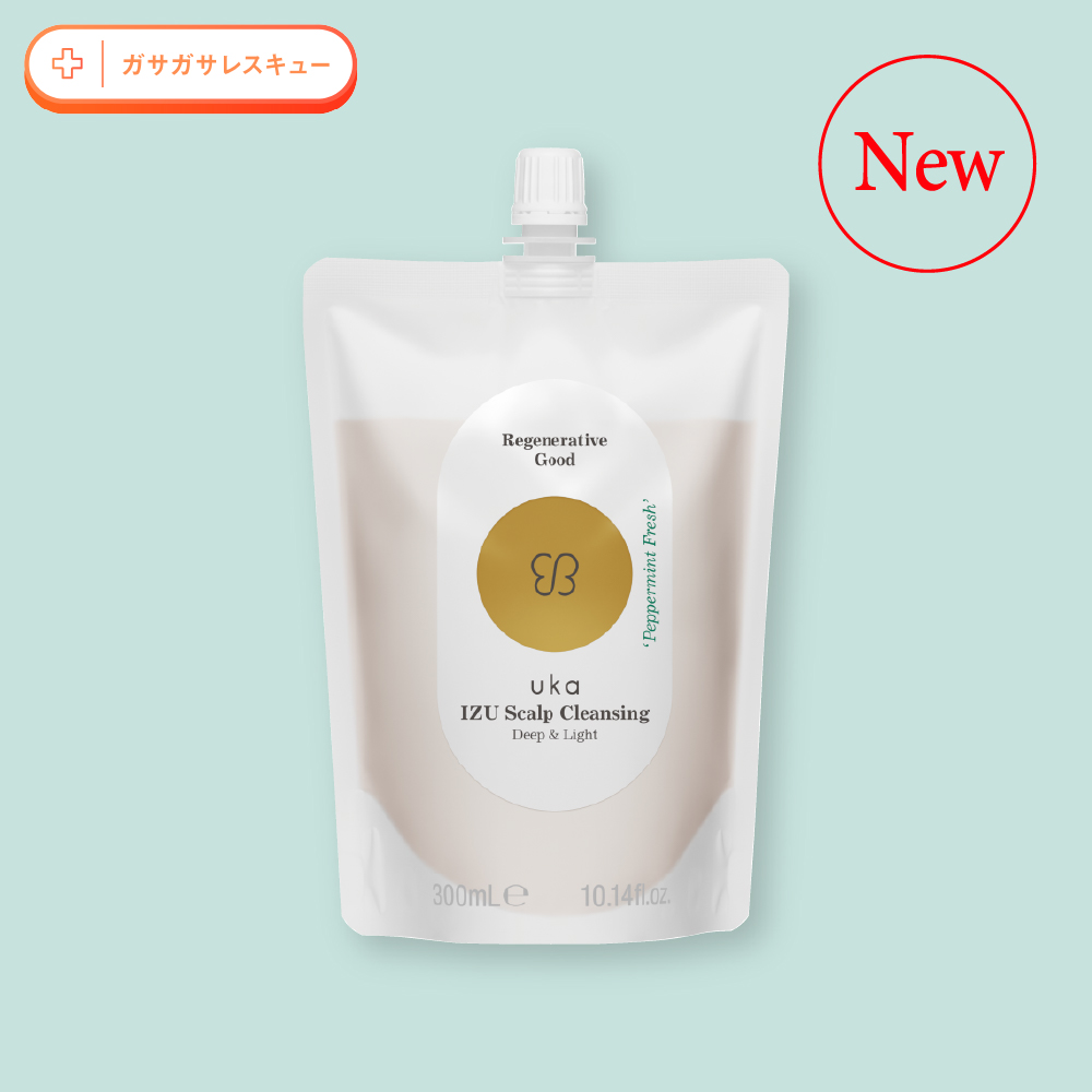 uka IZU Scalp Cleansing Deep & Light 'Peppermint Fresh' 300mL