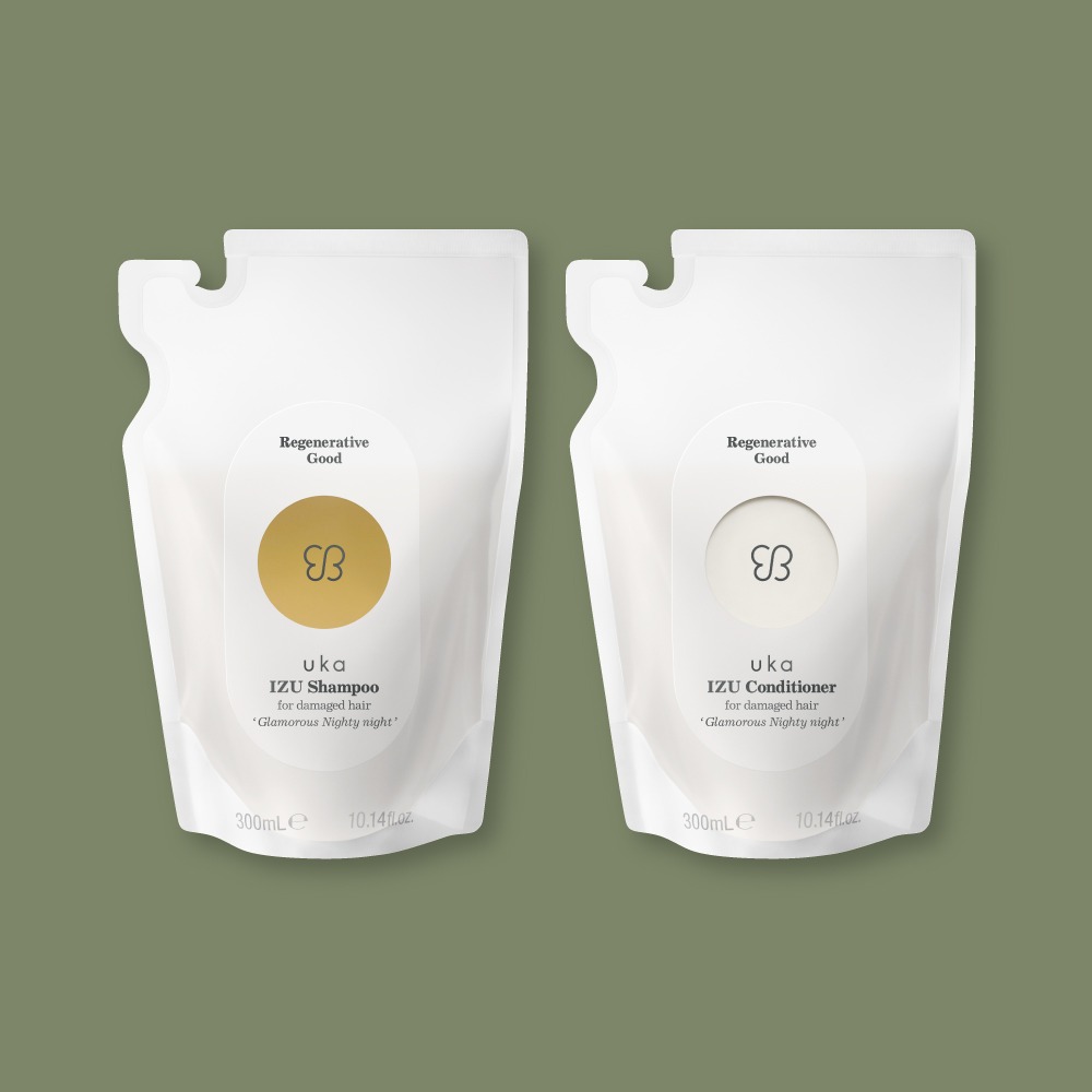 イズ シャンプー&コンディショナー フォーダメージヘア グラマラス ナイティナイト 300mL セット